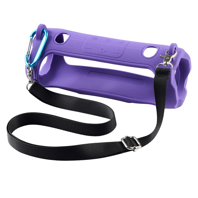 Newest Silicone Speaker Case Cover for JBL Charge 6 Portable Soft Protective Case for JBL Charge6 Waterproof Bluetooth Speaker