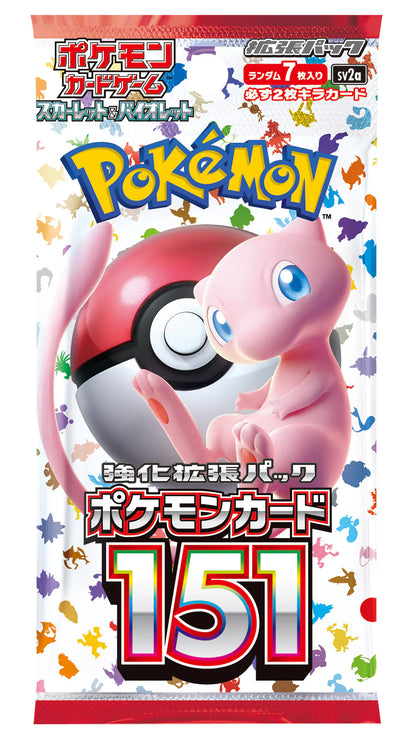 Card Game Scarlet & Violet Booster Pack  151 BOX Sv2A Japanese